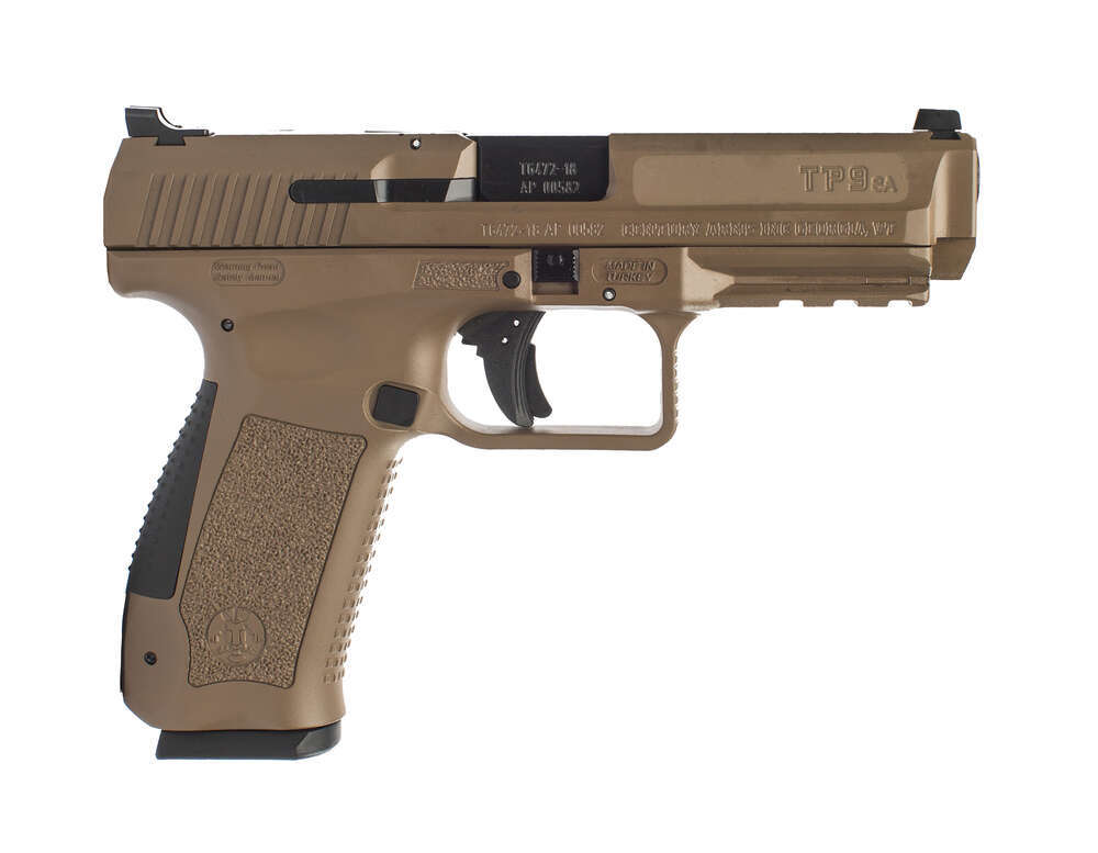 Handguns Century Arms 4.46" 9mm CIA*HG4863DN    CANIK TP9SA MOD2       9MM 18R FDE • Model: 4.46"